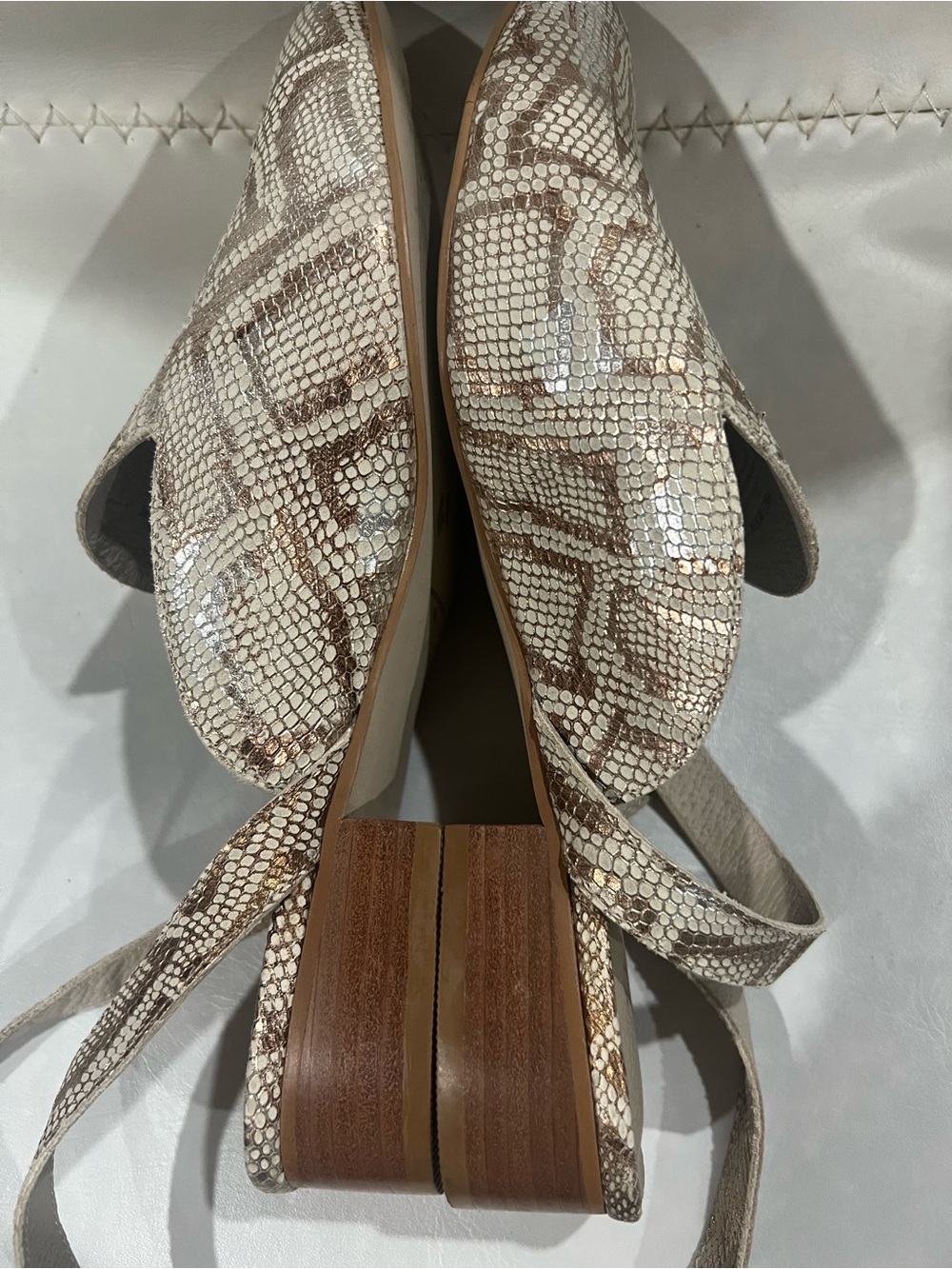 Matisse metallic ankle strap flats - Picture 5 of 6